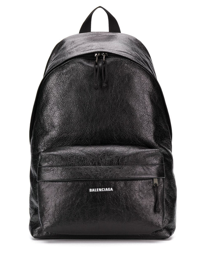 Balenciaga Bags Black Lamb Leather Nylon Polyester