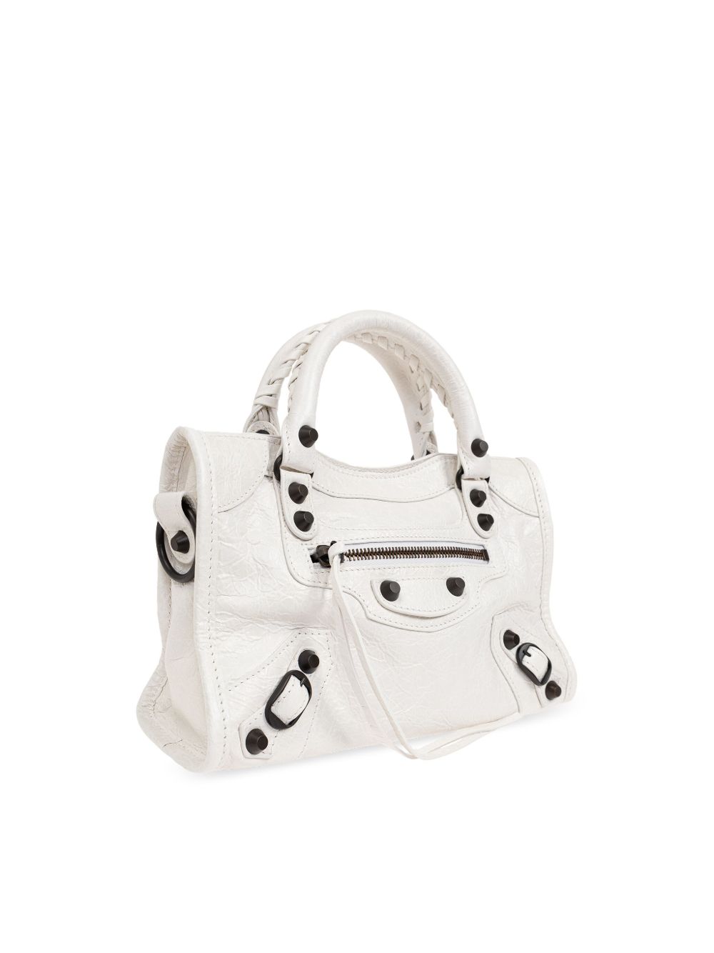 Balenciaga Bags White Lamb Leather