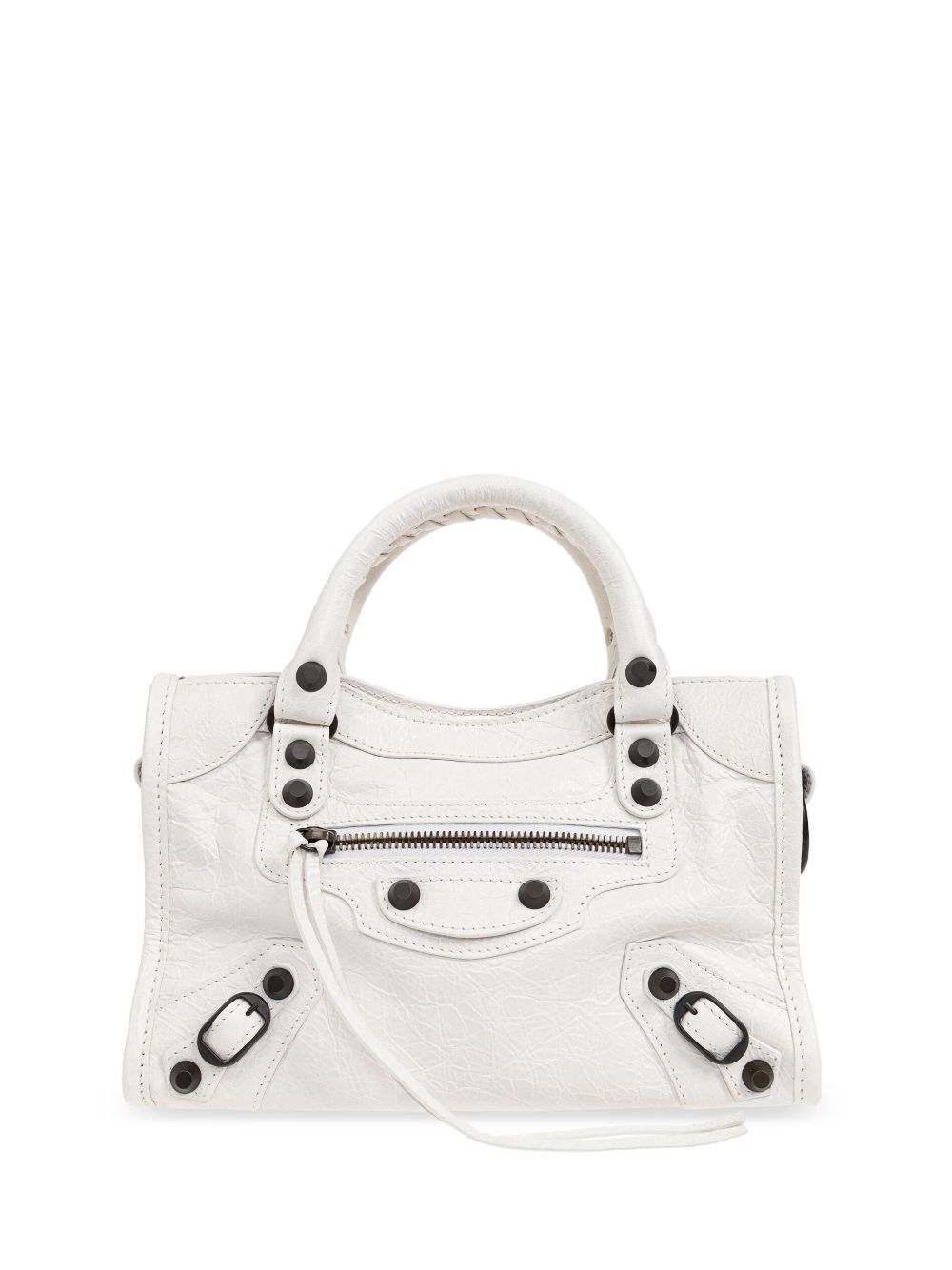 Balenciaga Bags White Lamb Leather