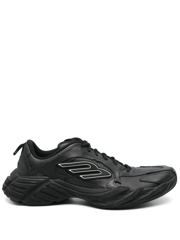 Balenciaga Sneakers Black Leather Polyester
