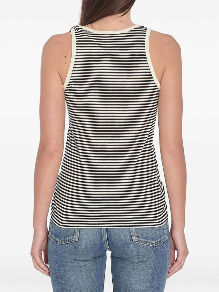 Saint Laurent Top Nero