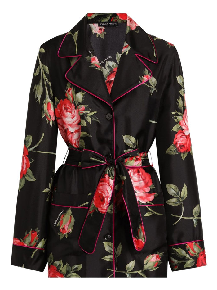 Dolce & Gabbana Shirts Black Silk