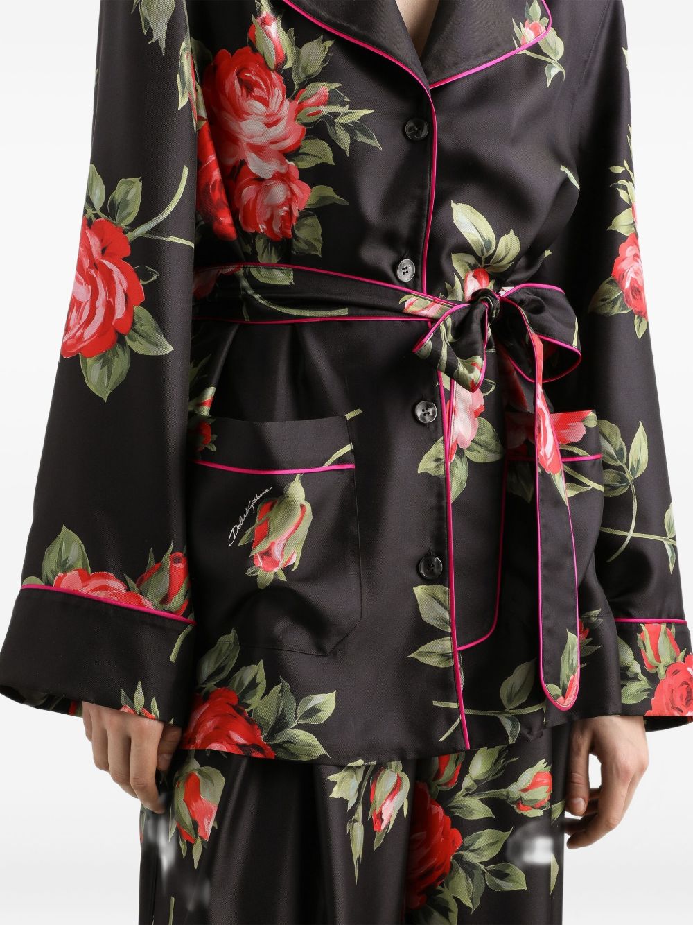 Dolce & Gabbana Shirts Black Silk