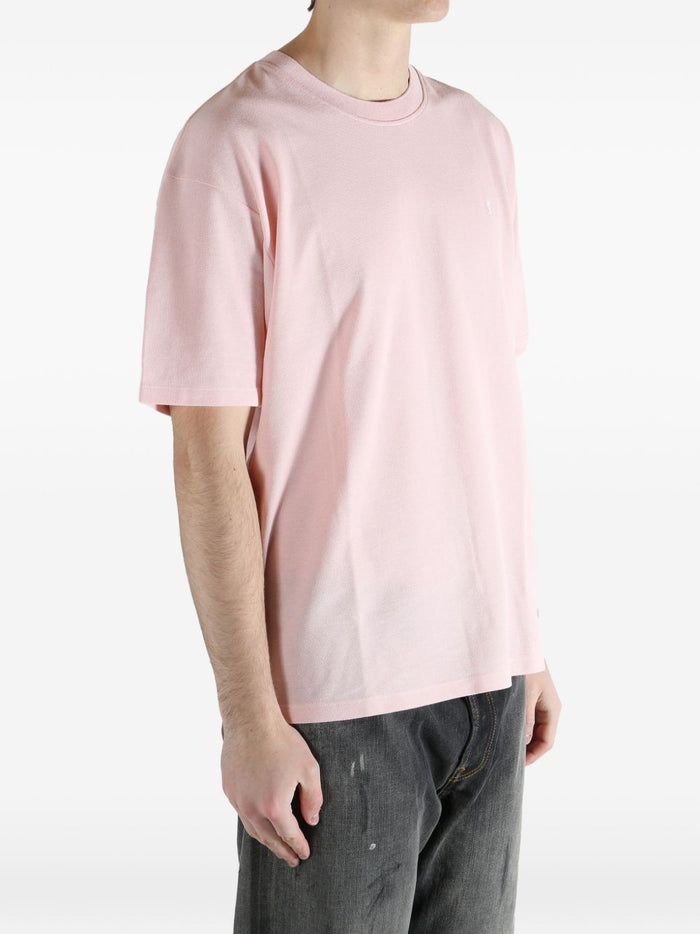Saint Laurent T-shirts and Polos Pink Cotton