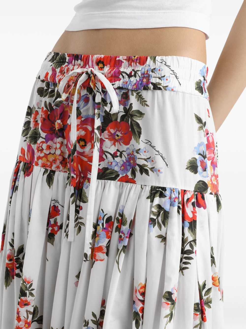 Dolce & Gabbana Skirts White Cotton