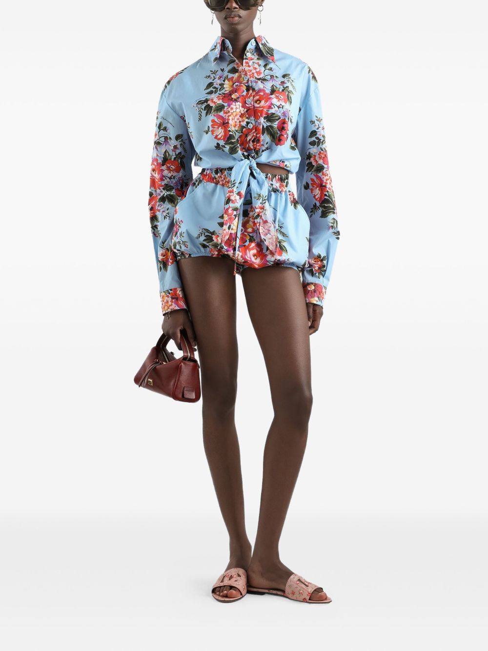 Dolce & Gabbana Shirts Clear Blue Cotton