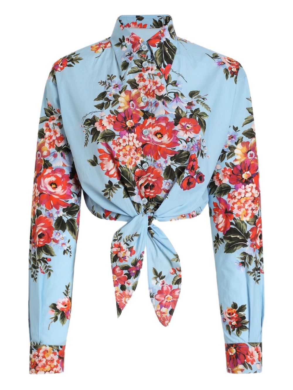Dolce & Gabbana Shirts Clear Blue Cotton