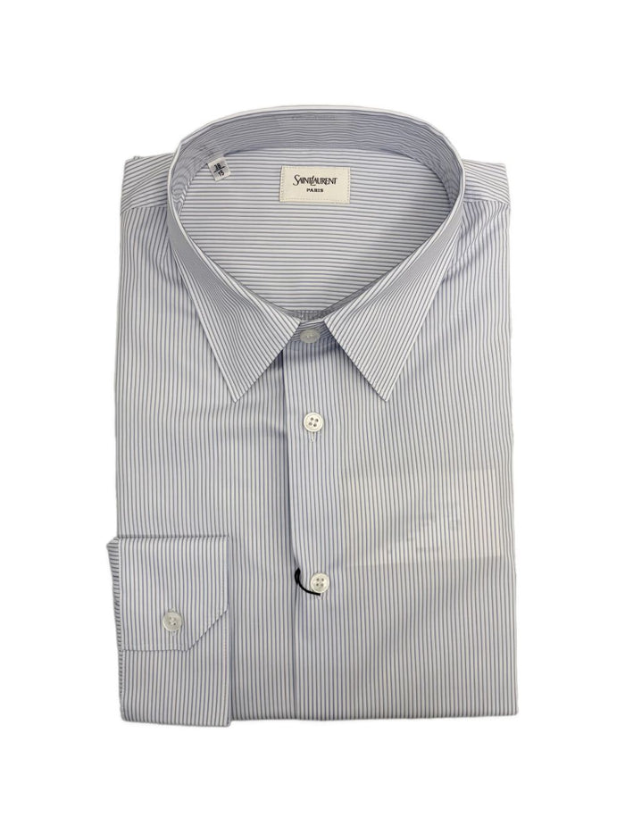 Saint Laurent Shirts Clear Blue Cotton