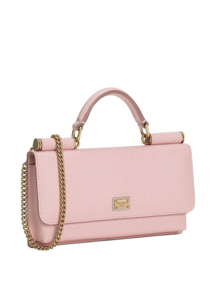 Dolce & Gabbana Bags Pink Viscose Calfskin
