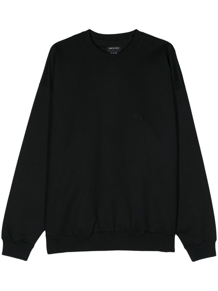 Y-3 Sweaters Black Polyester Cotton