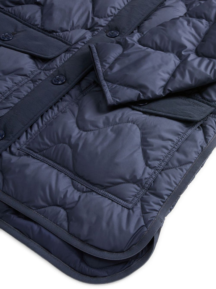 Woolrich Coats Blue Nylon