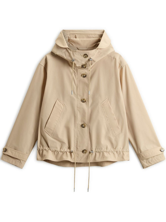 Woolrich Coats Beige Fabric