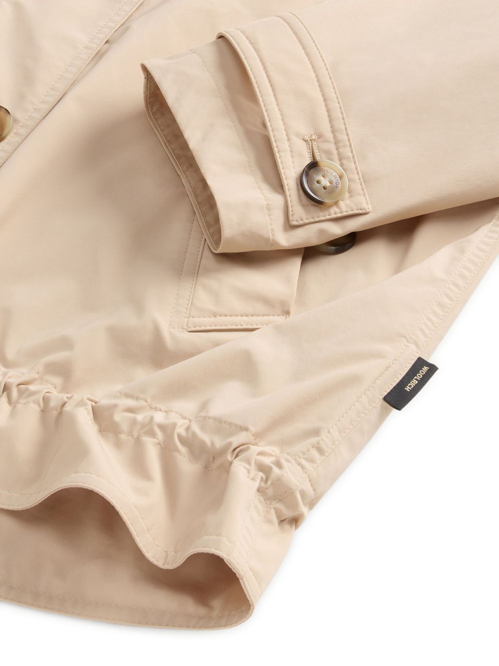 Woolrich Coats Beige Fabric