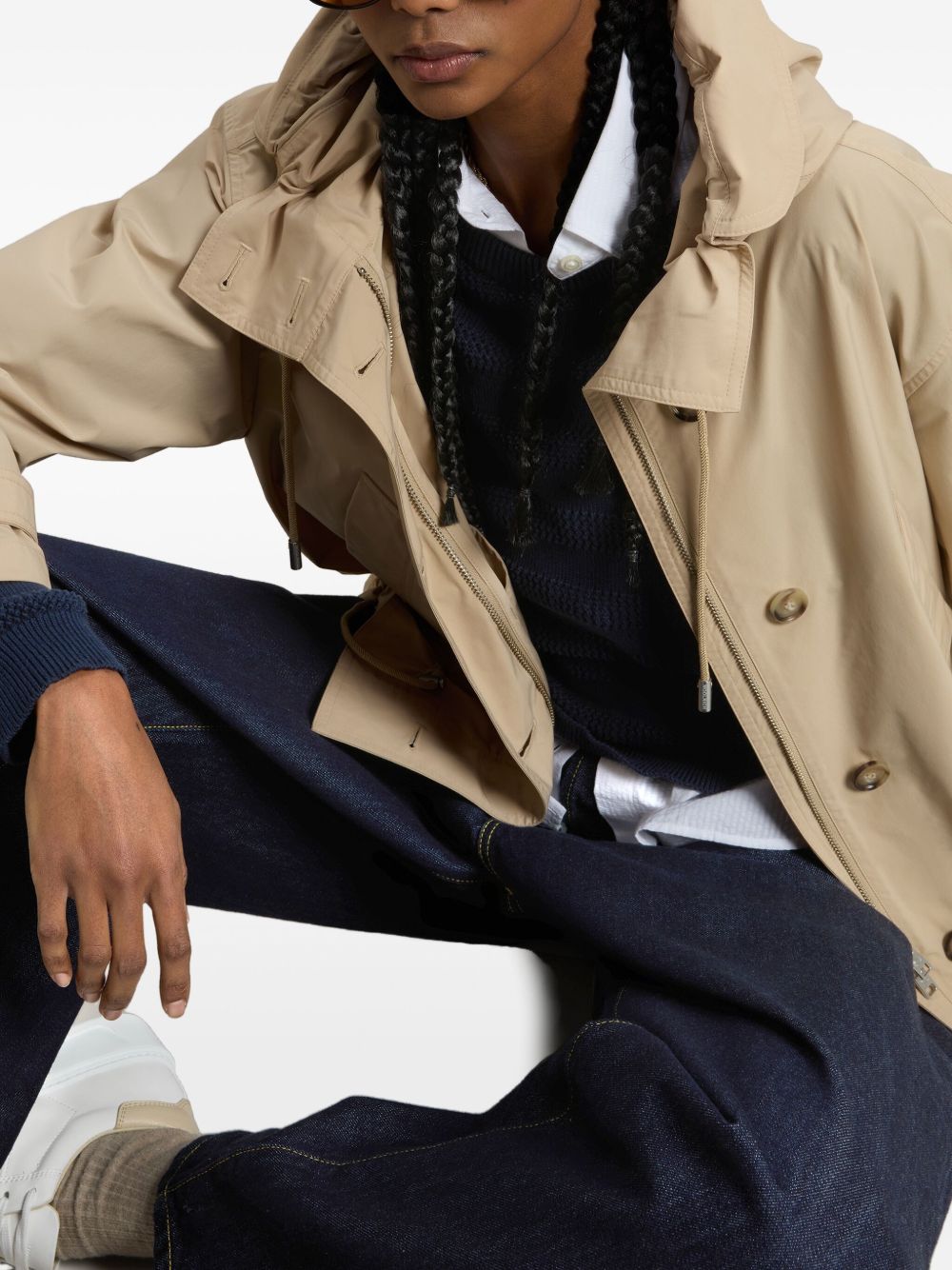 Woolrich Coats Beige Fabric