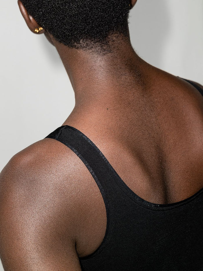 Wolford Top Black Cotton Polyamide Elastane