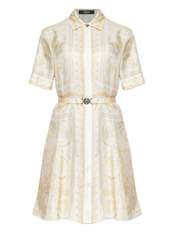 Versace Dresses Golden Outer:silk
