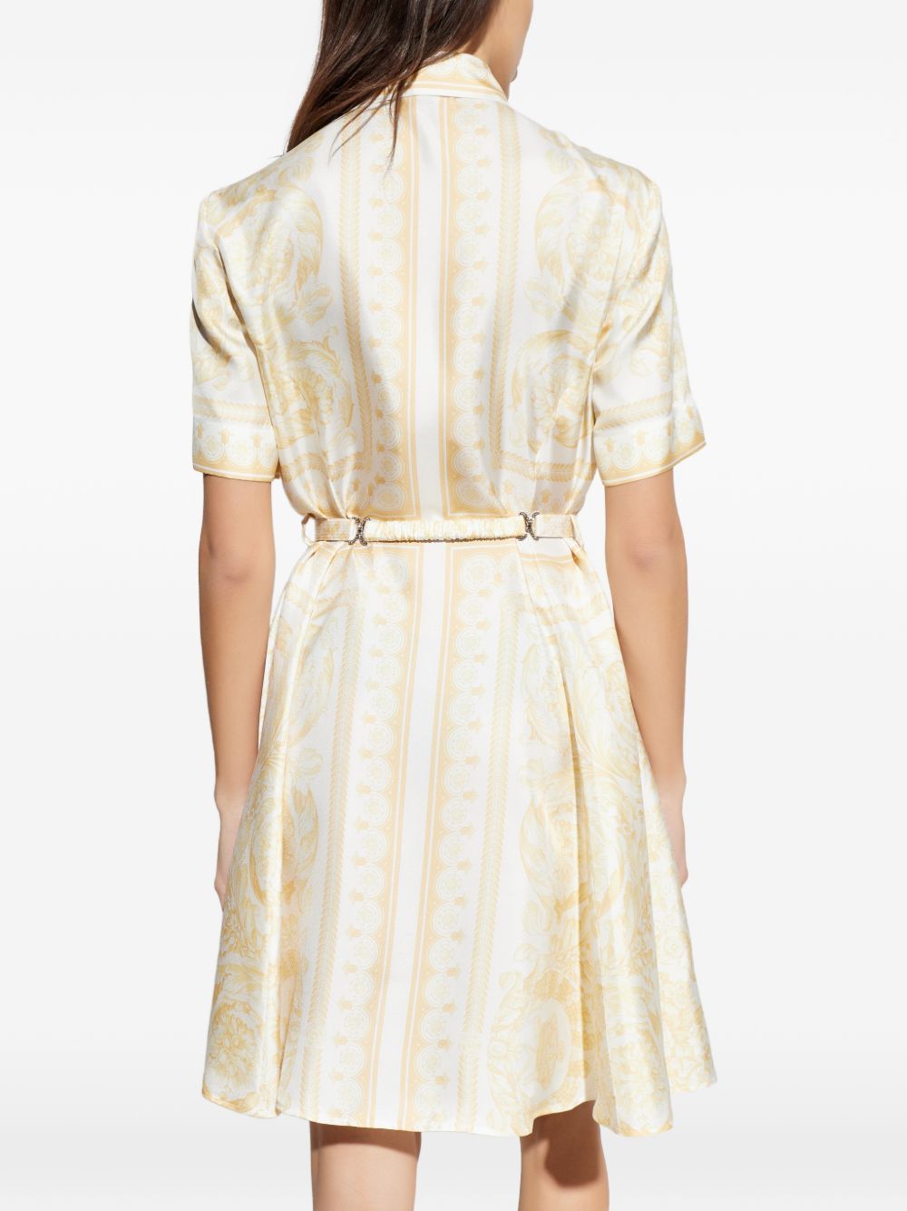 Versace Dresses Golden Outer:silk
