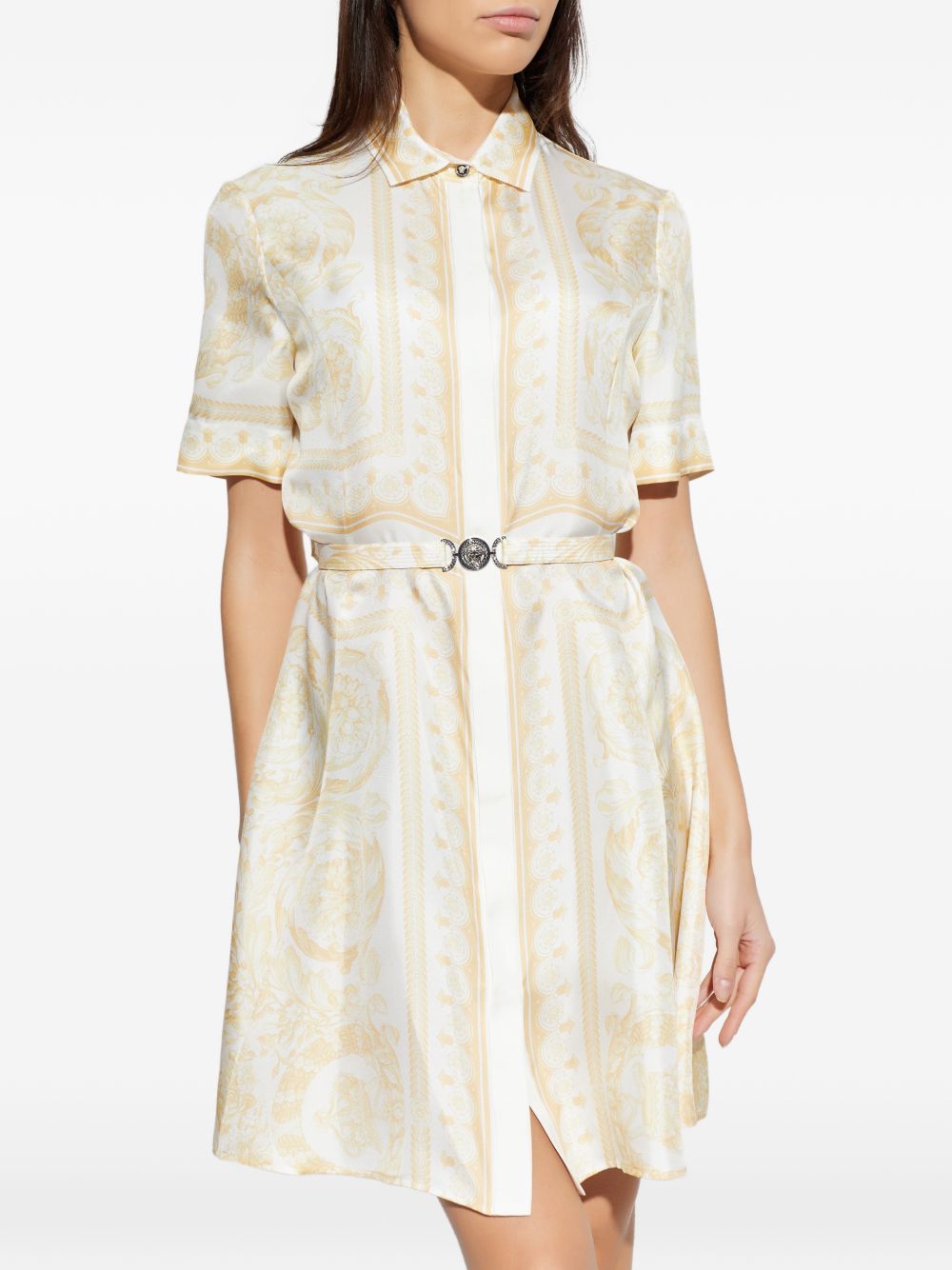 Versace Dresses Golden Outer:silk