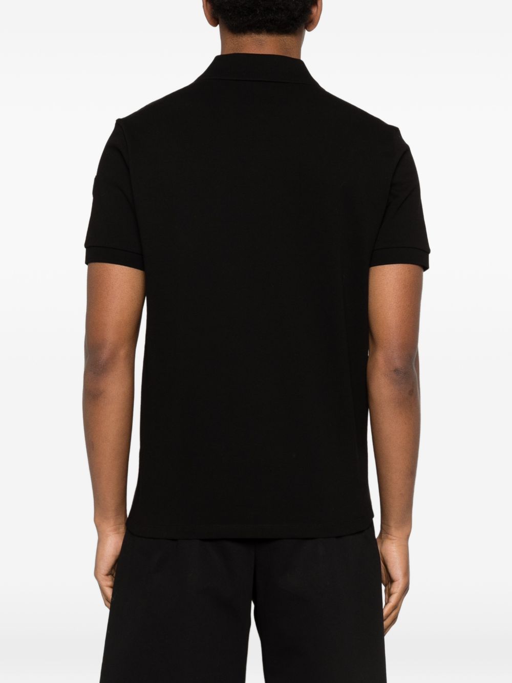 Moncler T-Shirts And Polos Black Cotton