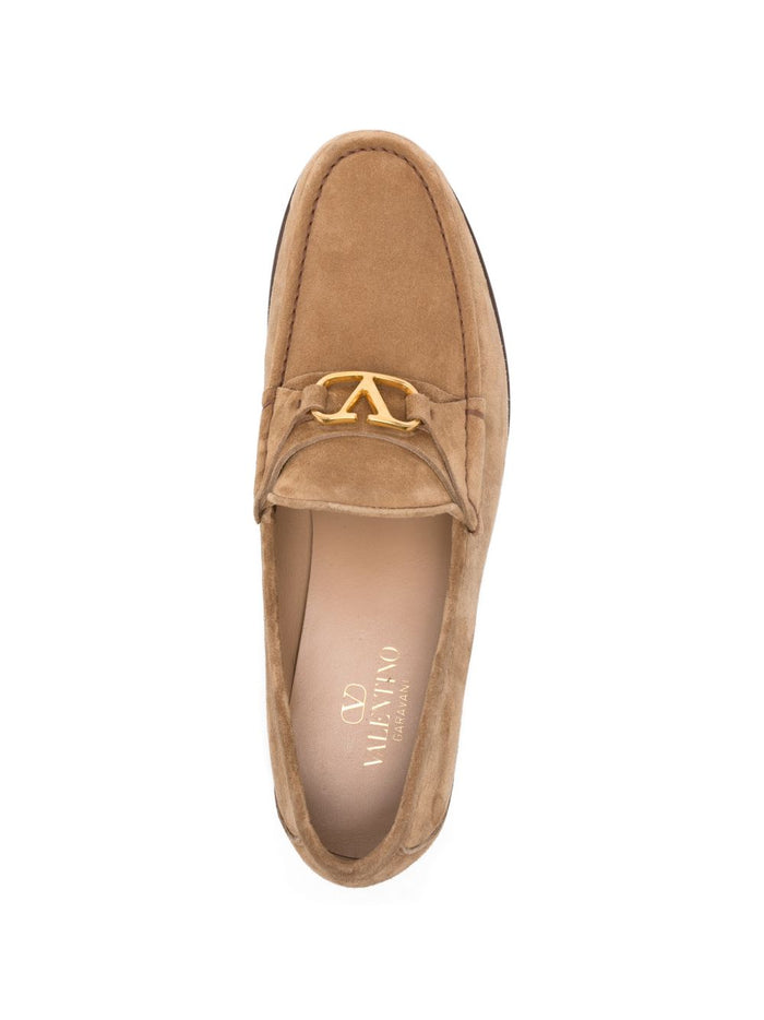 Valentino Garavani Flat shoes Leather Brown Calf