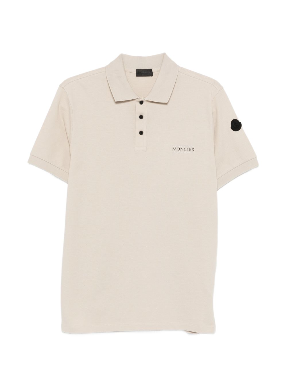Moncler T-Shirts And Polos Beige Cotton