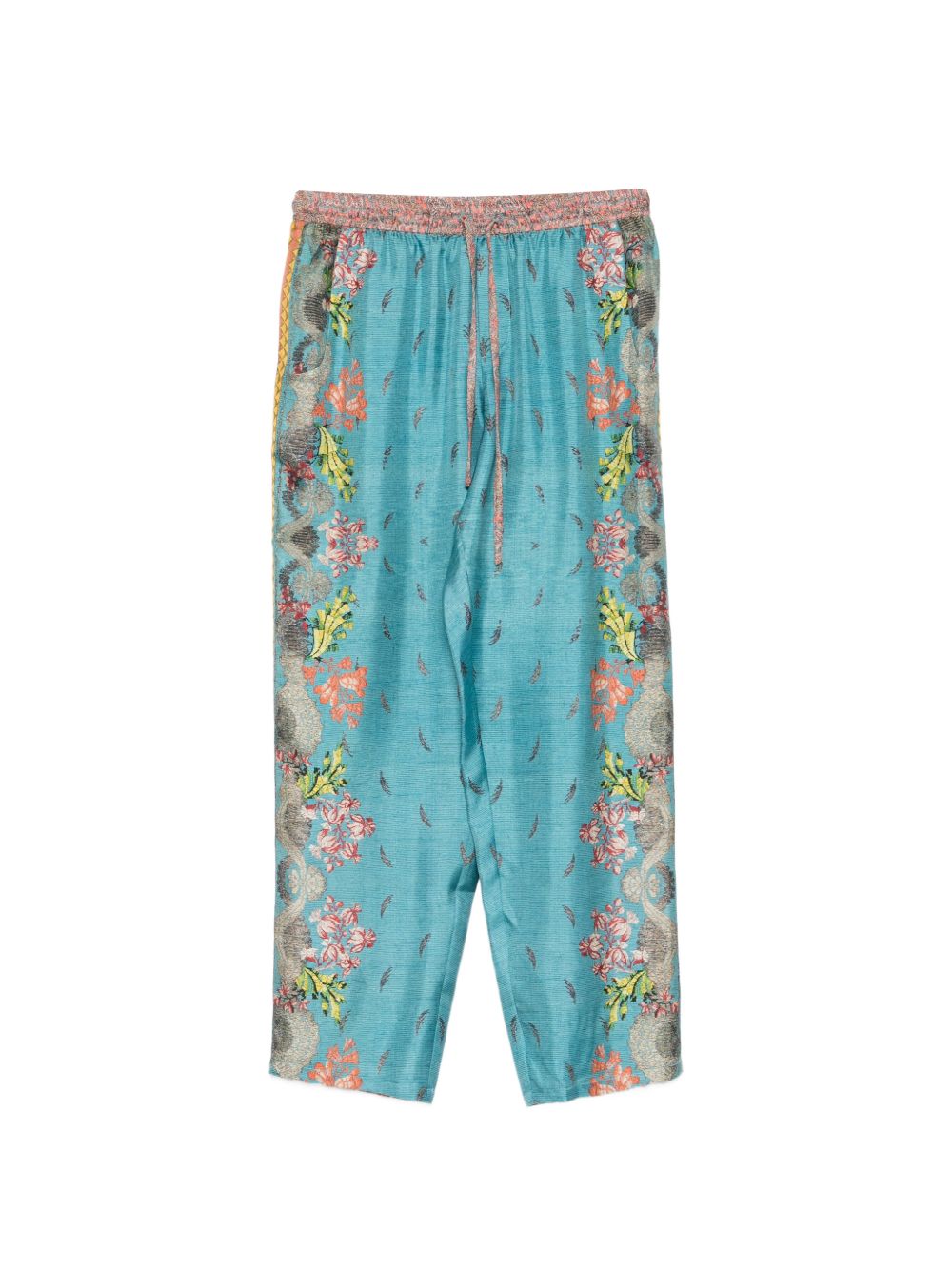 Pierre Louis Mascia Trousers Clear Blue Silk