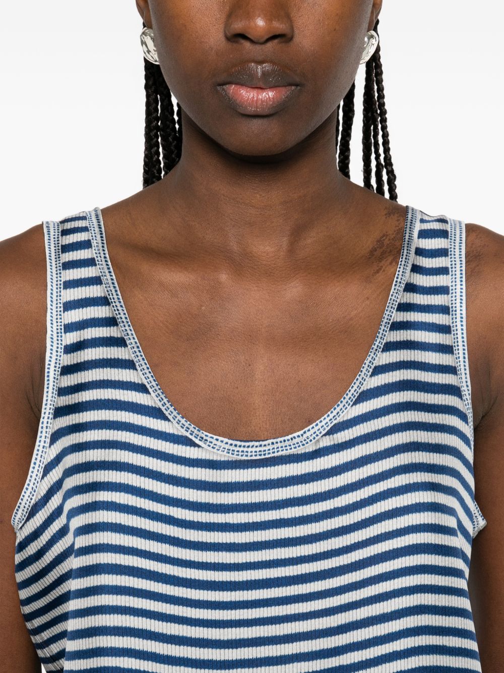 Pierre Louis Mascia Top Blue Silk