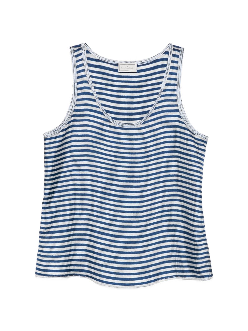 Pierre Louis Mascia Top Blue Silk