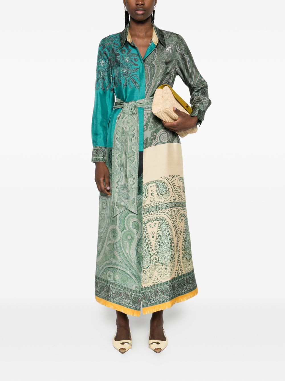 Pierre Louis Mascia Dresses Green Silk