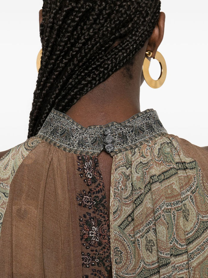 Pierre Louis Mascia Dresses Kaki Silk