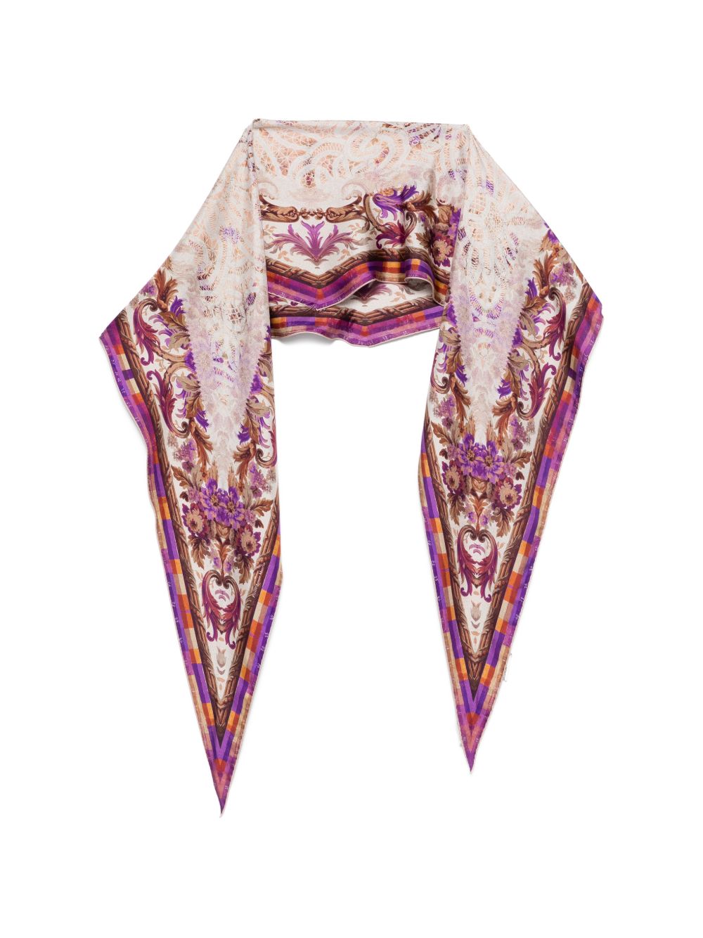 Pierre Louis Mascia Scarfs Pink Silk