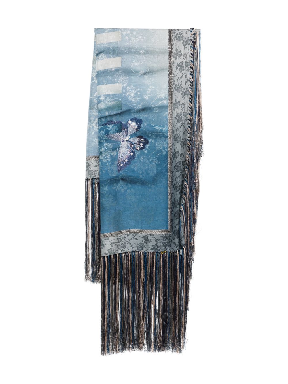 Pierre Louis Mascia Scarfs Clear Blue Silk