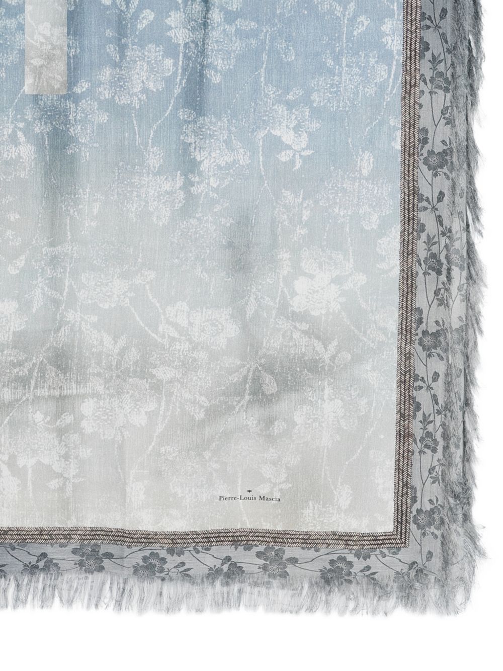 Pierre Louis Mascia Scarfs Clear Blue Silk