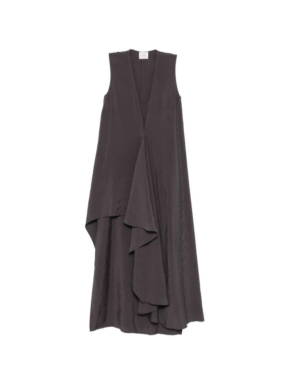 Alysi Dresses Grey Modal Polyester