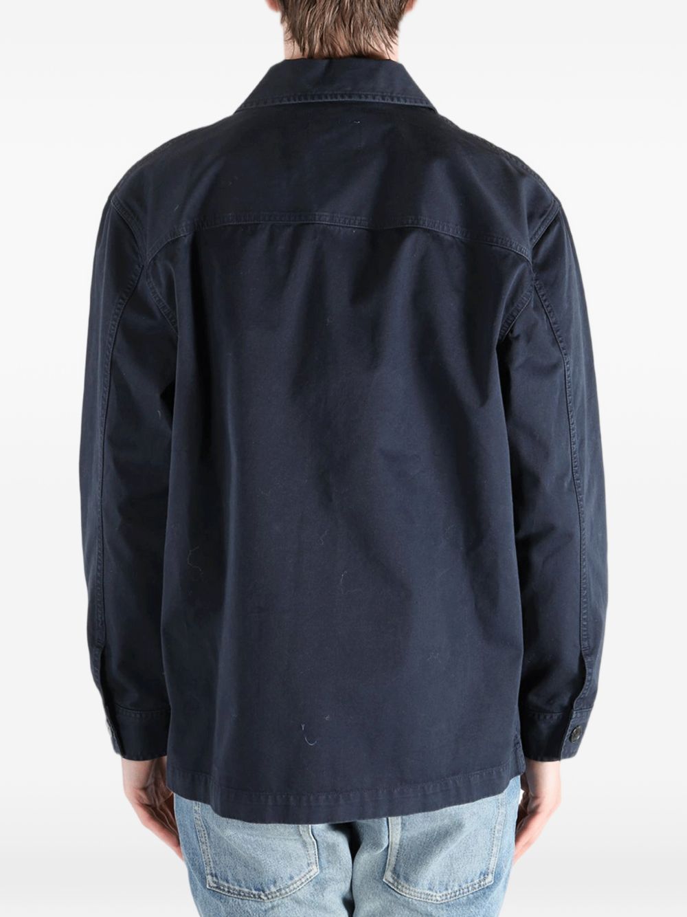 Saint Laurent Jackets Blue Fabric