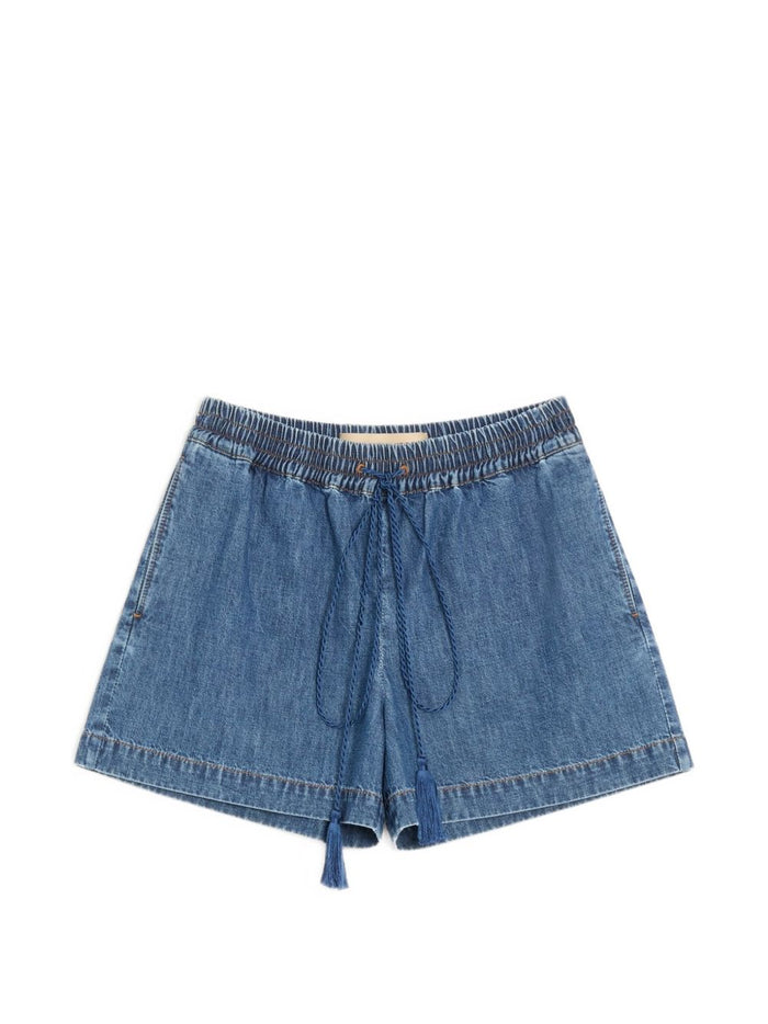 Valentino Shorts Blue Cotton