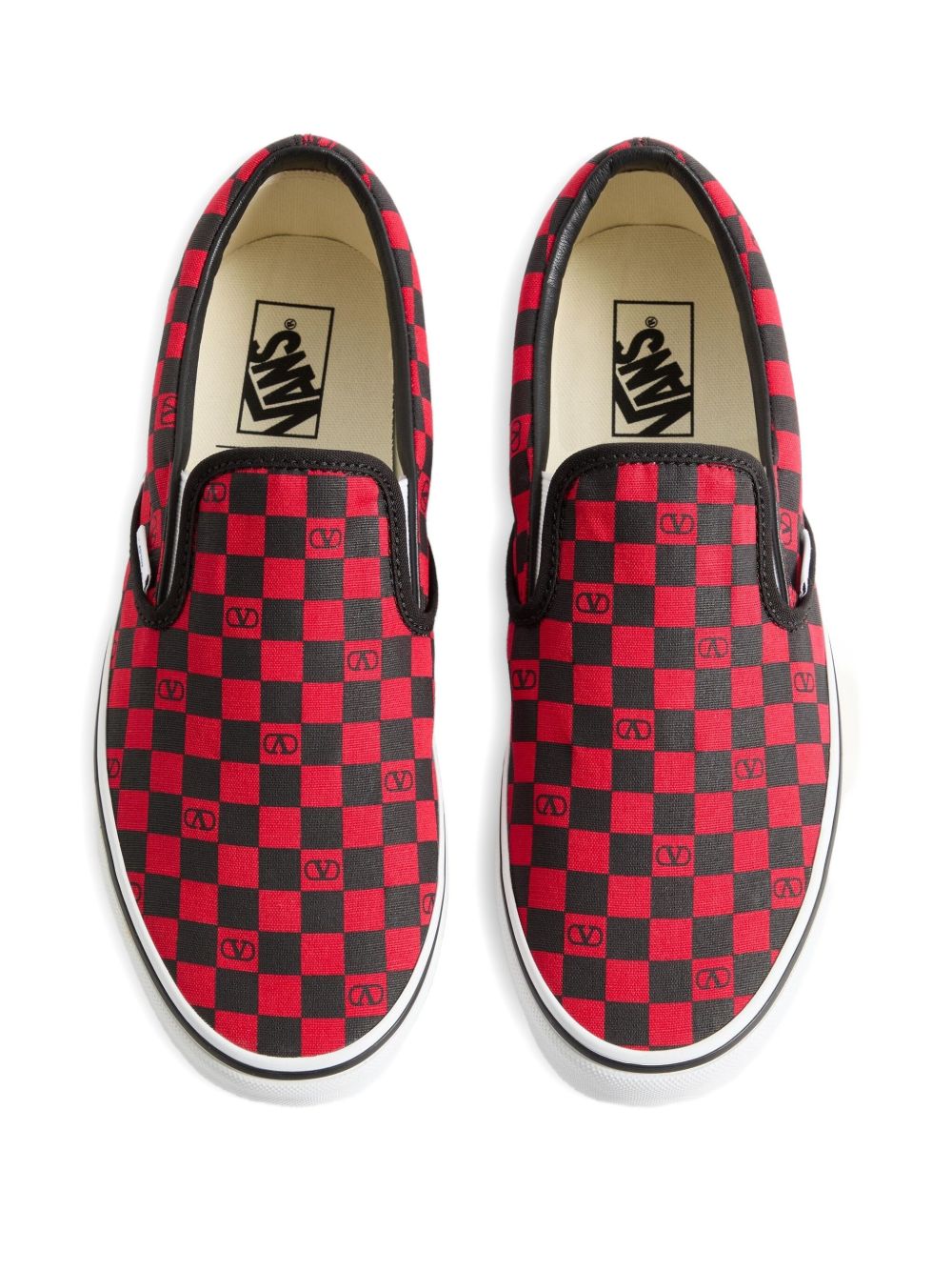 VALENTINO GARAVANI X VANS Sneakers Red Cotton