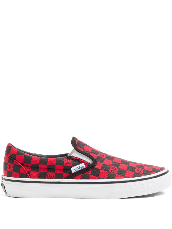 VALENTINO GARAVANI X VANS Sneakers Red Cotton
