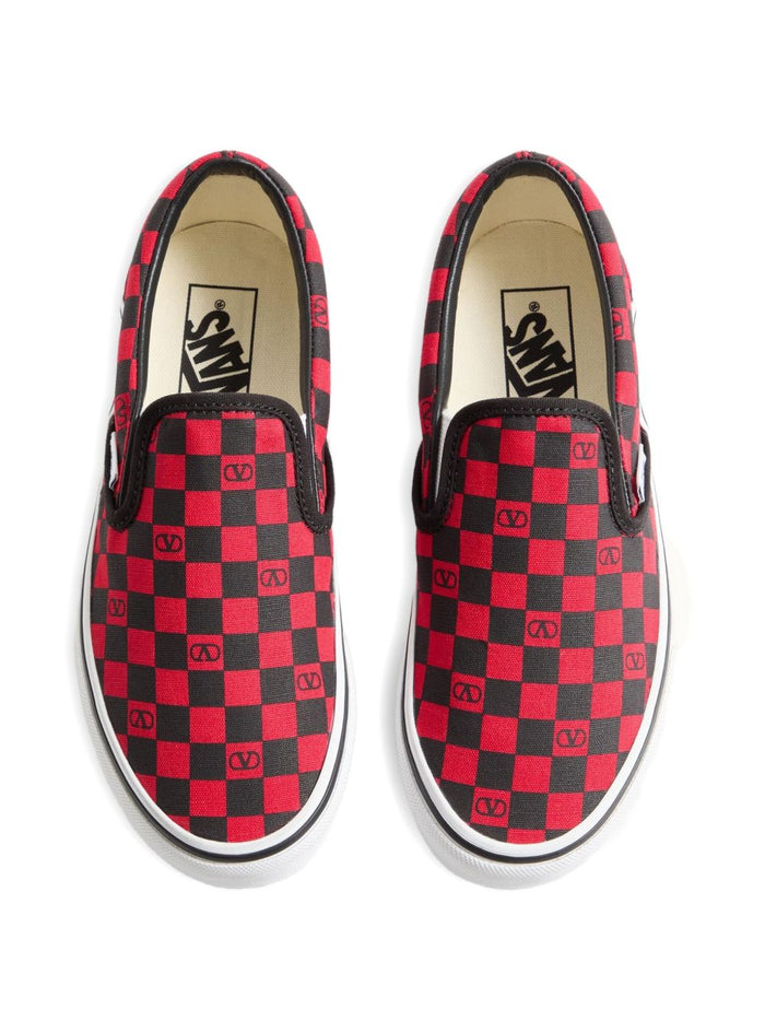 VALENTINO GARAVANI X VANS Sneakers Red Cotton