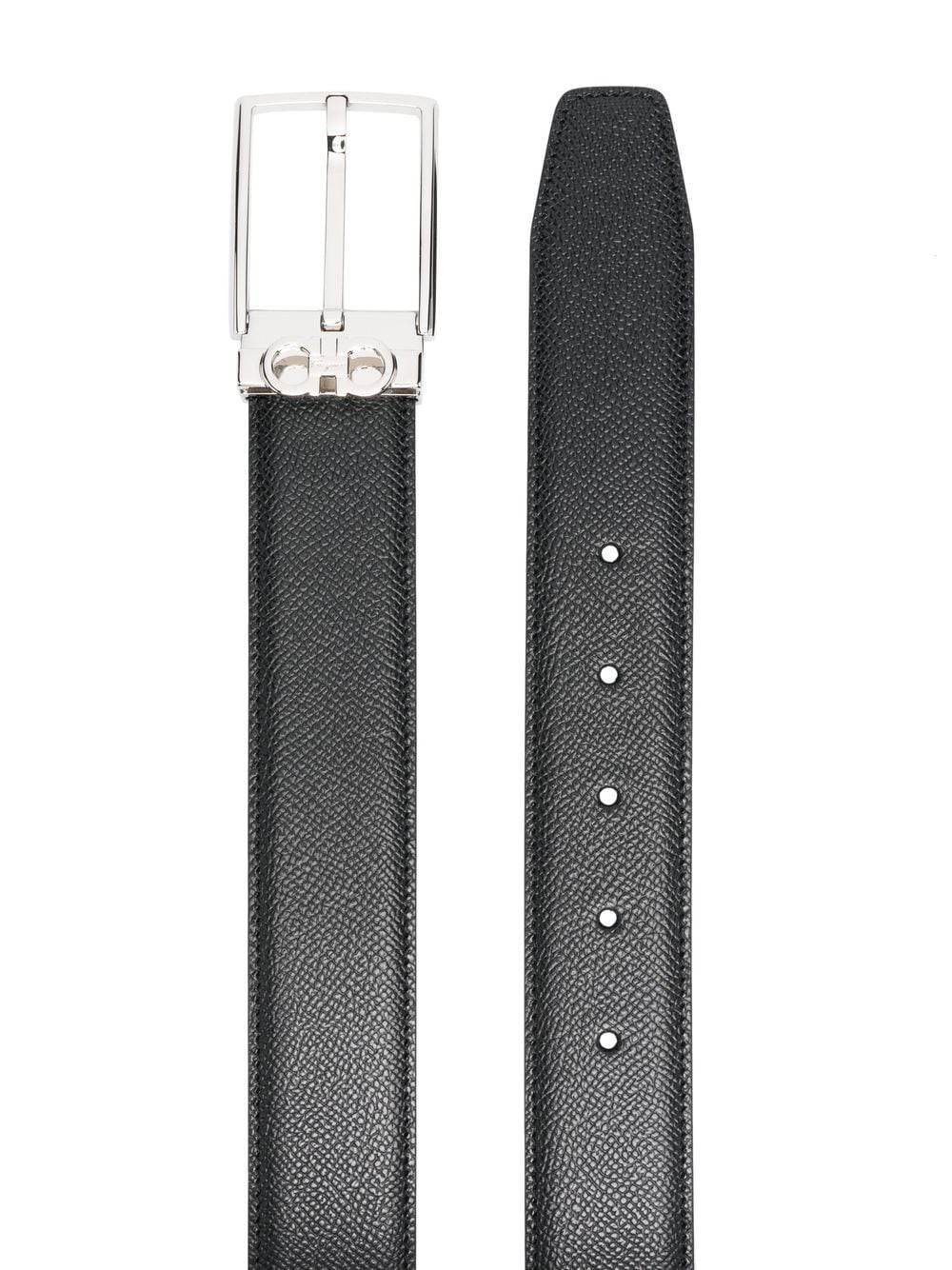 Ferragamo Belts Black Calf Leather