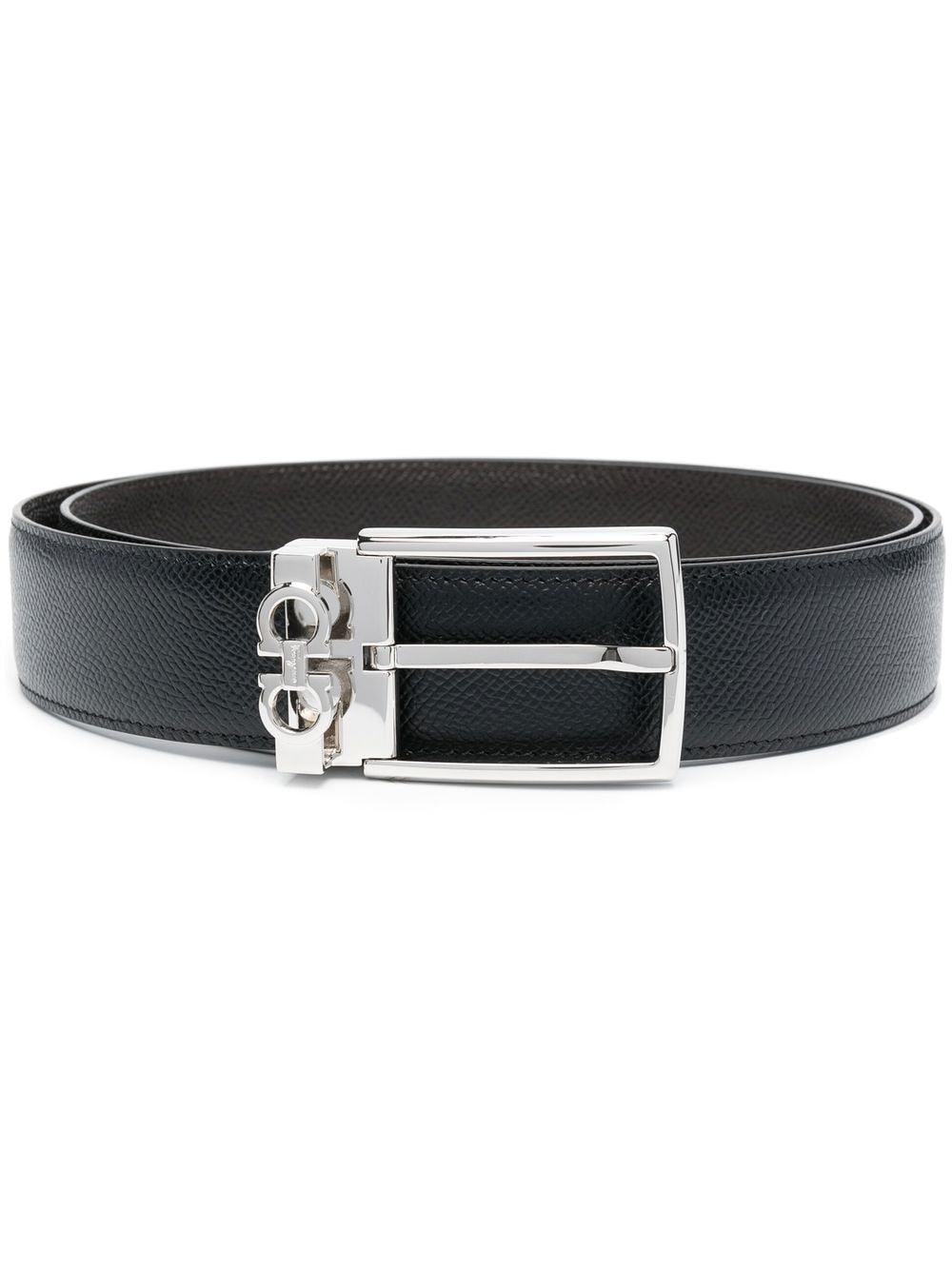 Ferragamo Belts Black Calf Leather