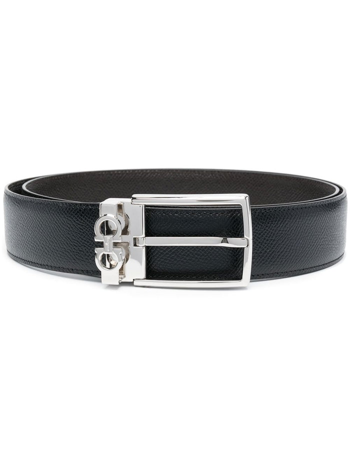 Ferragamo Belts Black Calf Leather