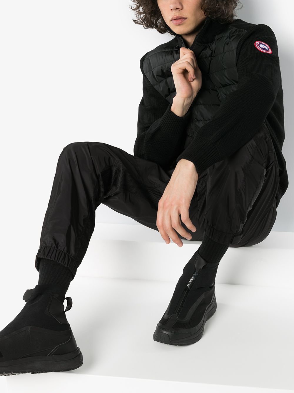 Canada Goose Coats Black Nylon