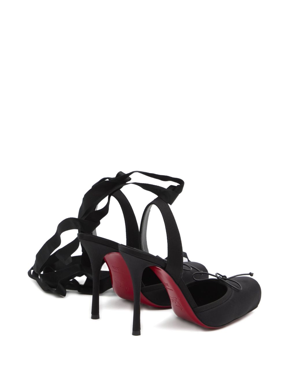 Christian Louboutin Sandals Nero Crêpe Satin