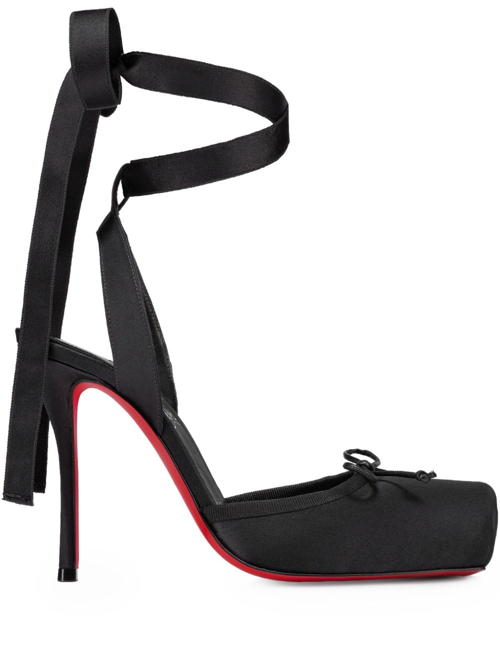 Christian Louboutin Sandals Nero Crêpe Satin