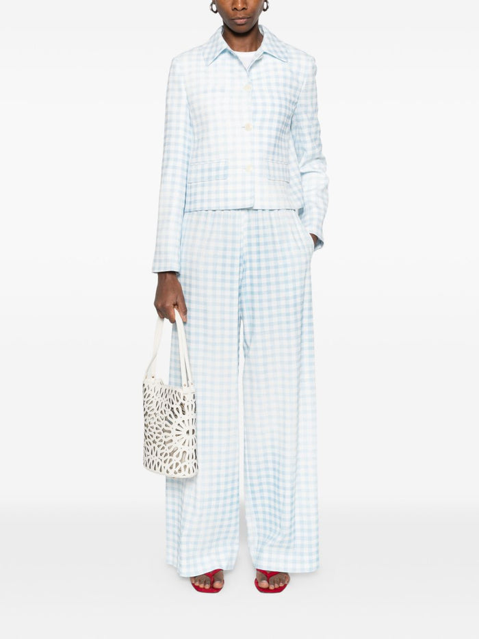 Ermanno Scervino Trousers Clear Blue Viscose
