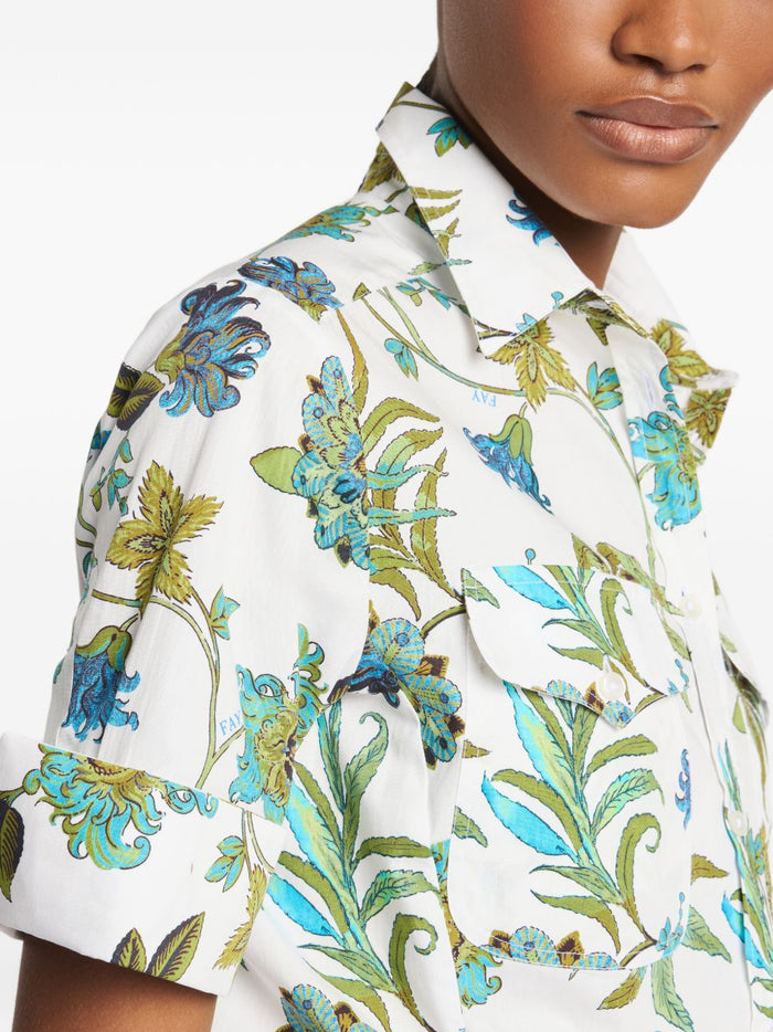 Fay Shirts White Cotton