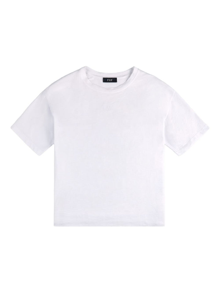 Fay T-shirts and Polos White Cotton