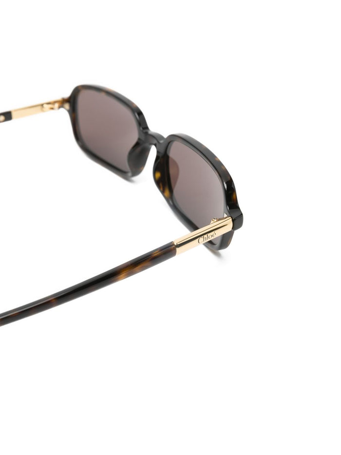 Chloè Sunglasses Brown Acetate