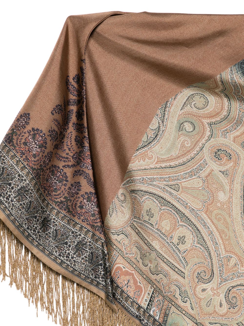 Pierre Louis Mascia Scarfs Kaki Silk